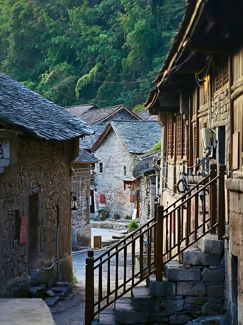 Next door to the falls