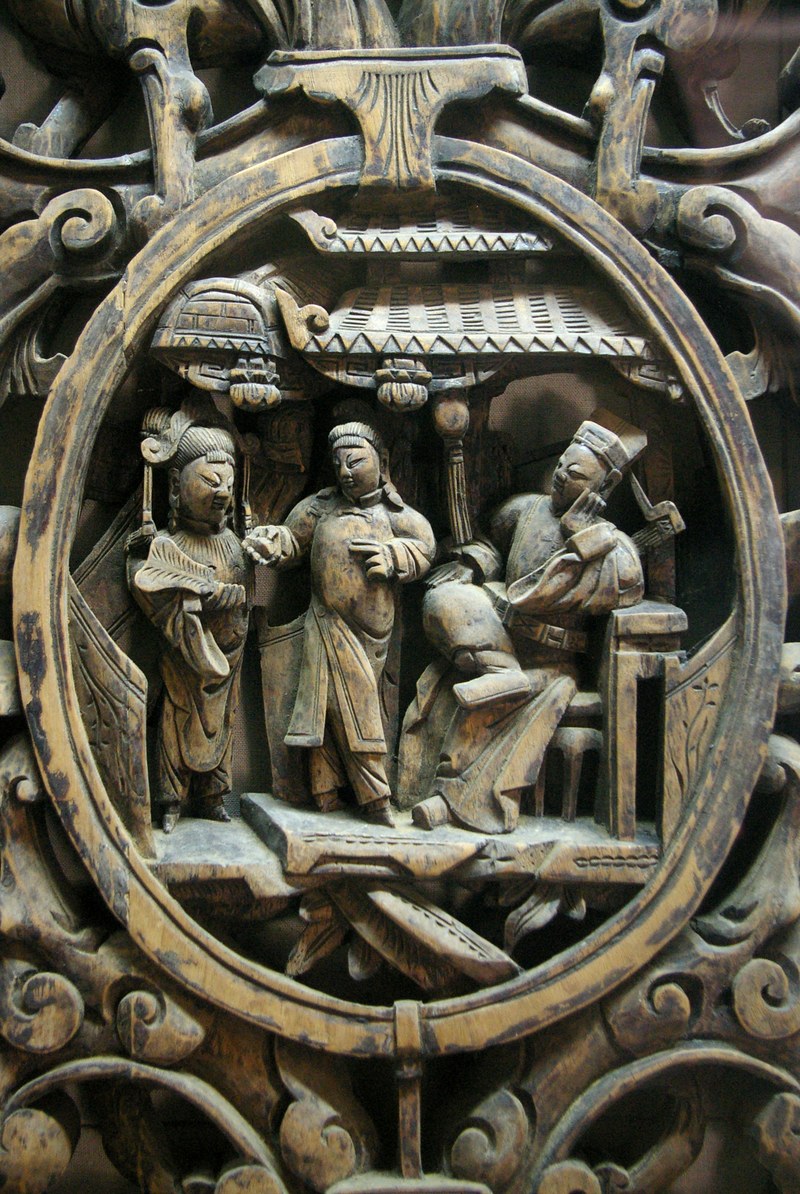 20090913 Wuzhen wooden relief carving 5010.jpg